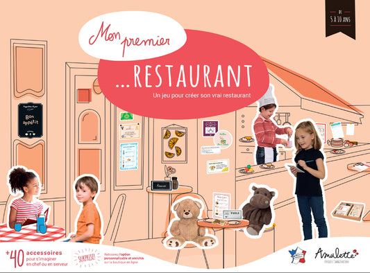 Coffret jeu d’imitation "Mon premier restaurant"