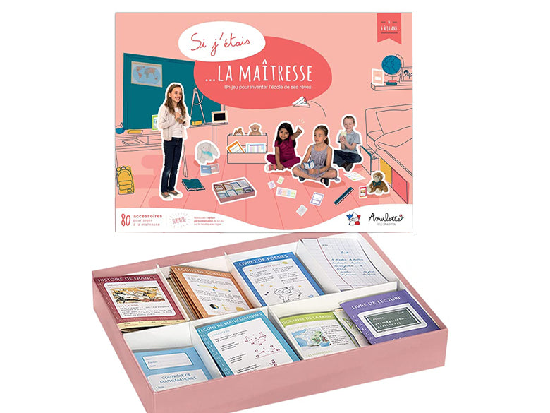 Coffret jeu d’imitation "Si j'étais la maîtresse"