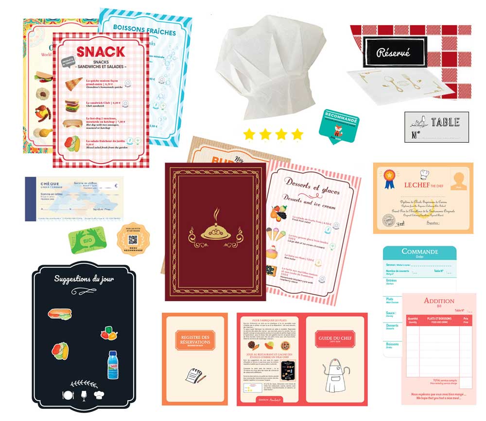 Coffret jeu d’imitation "Mon premier restaurant"