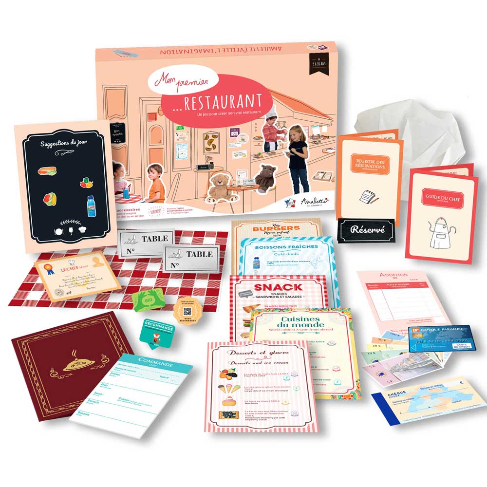 Coffret jeu d’imitation "Mon premier restaurant"