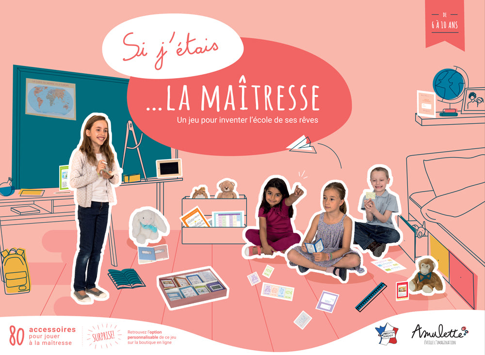 Coffret jeu d’imitation "Si j'étais la maîtresse"